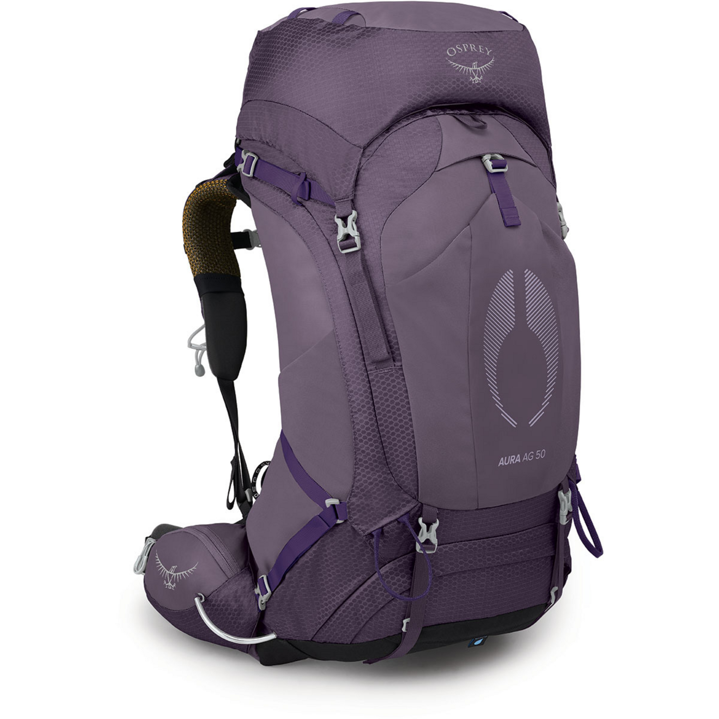 Osprey Aura AG 50 Damen Trekkingrucksäcke lila Größe 50L | M-L Trekking Wasserabweisend