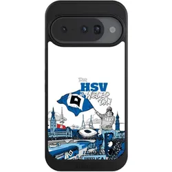 Nivocase Hülle für Google Pixel 10 Handyhülle NIVOcore Case Schwarz Aufstieg Hamburger SV Offizielles (Google Pixel 10), Smartphone Hülle, Schwarz