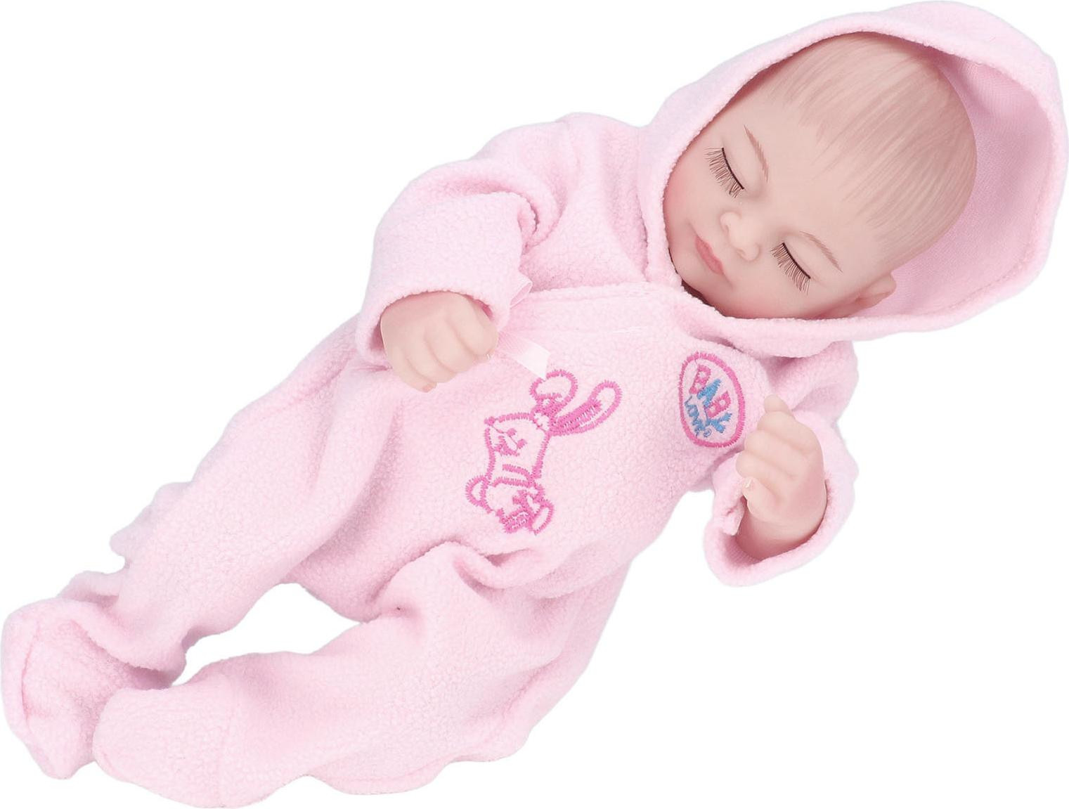 Gistuch Reborn-babypop van 25 cm met zacht siliconen en pyjama