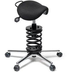 Meychair Federhocker Sattelsitz ergonomisch höhenverstellbar mit Rollen