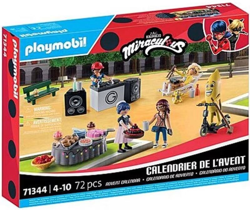 Playmobil Calendario De Adviento Miraculous Picnic En Paris 71344 Talla Única Unisex