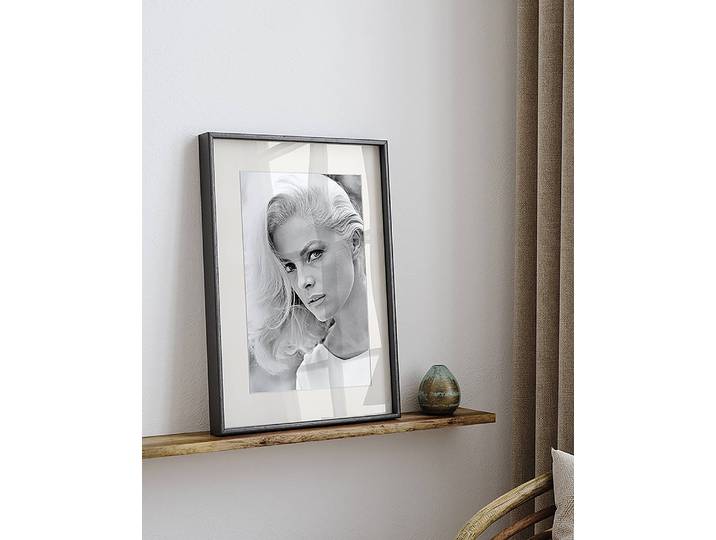 Bild Virna Lisi Rahmen: Buche Massiv, lackiert Abdeckung: Acrylglas Multicolor 32 x 42cm