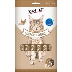 DOKAS Katze Nasch-Creme Katzen-Snack Nash Creme Käse