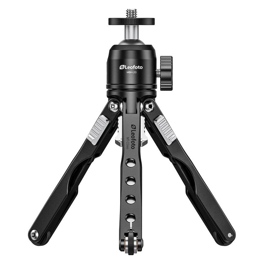 Leofoto MT-03mini table tripod + MBH-20 ballhead (black) (Metall) (MT-03mini+MBH-20 Black)