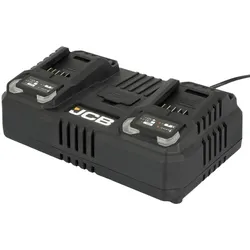 JCB 18V Doppelschnellladegerät 4,5 A Professional 18 Volt Akku System