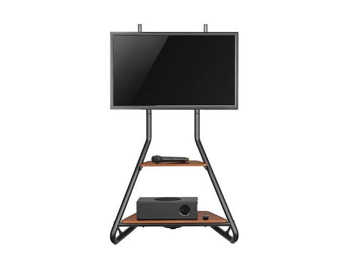 Maclean TV-Ständer MC-455, (bis 75,00 Zoll, Eck-TV-Ständer im Bauhaus-Stil)