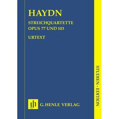 Joseph Haydn - Streichquartette Heft XI op. 77 und 103 (Lobkowitz-Quartette und letztes Quartett) -