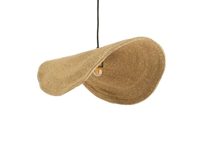 Suspension en matière naturelle et métal 61 cm