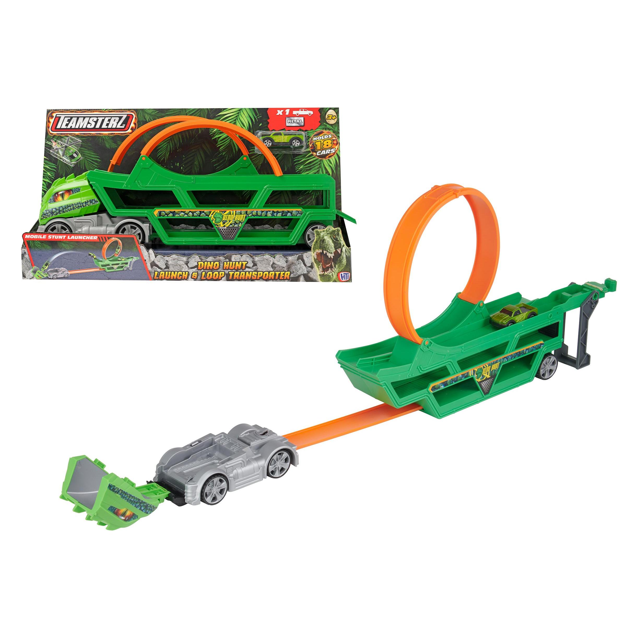 Teamsterz - Dino Hunt Launch and Loop Transporter With 1 Car (1410019)
