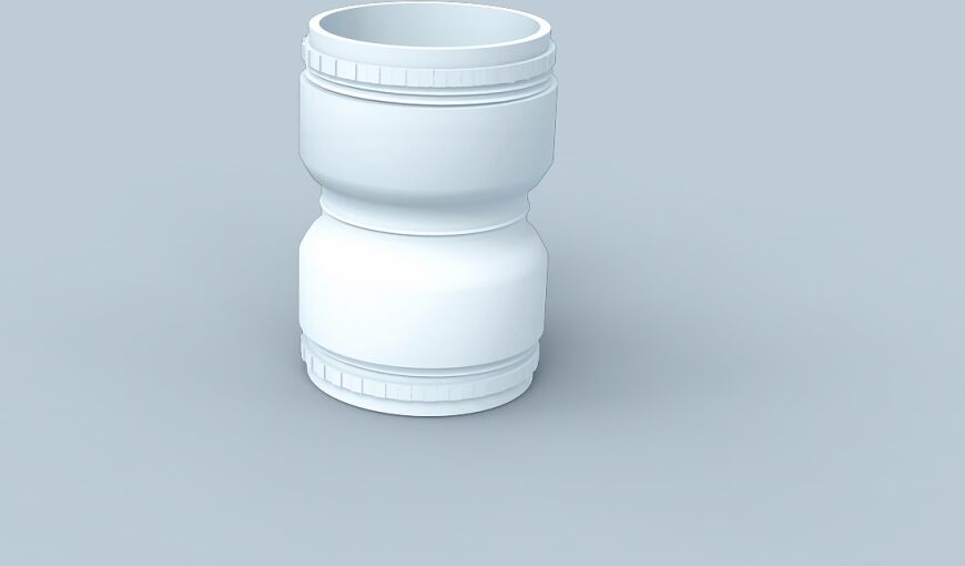 Bertrams Polyline EW pièce de raccordement 40AFF60 DN 60, tuyau flexible sur tuyau flexible
