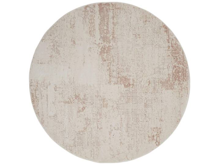 Novel Vintage-Teppich, Beige, Textil, Abstraktes, rund, Oeko-Tex® Standard 100, Teppiche & Böden, Teppich, Runder Teppich