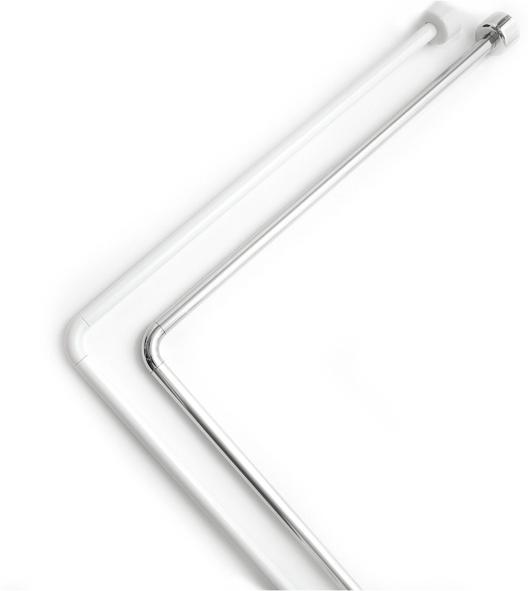 Tecnomat TUBO DOCCIA ANGOLARE UNIVERSALE BIANCO USO TRE LATI 80x80x80 cm USO ANGOLARE 80x170 cm