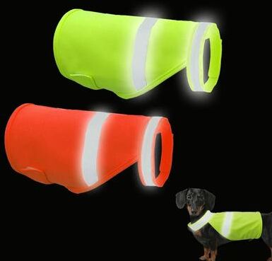 Uplift Picks Reflective Waterproof Dog Vest For Night Safety And High Visibility Walking orange small