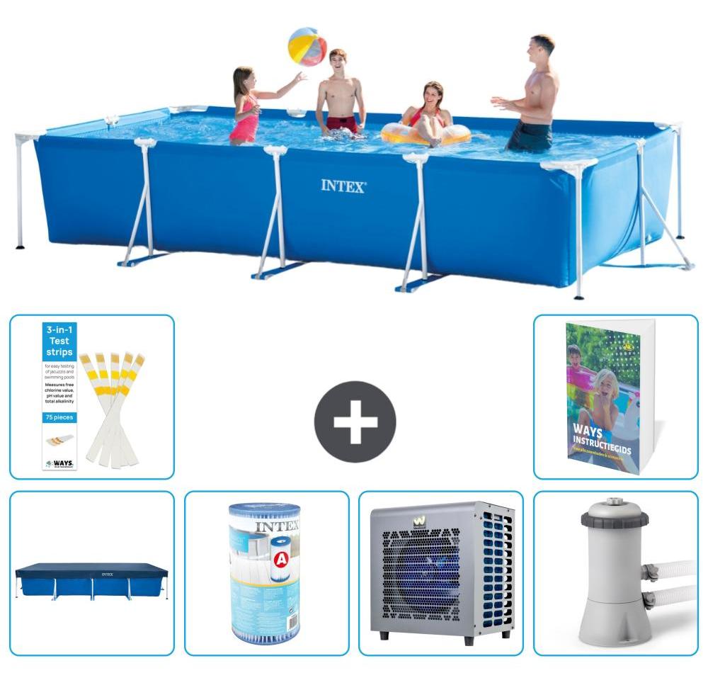 Rechteckiger Frame Pool - 450x220x84 cm - 5-teilig S29