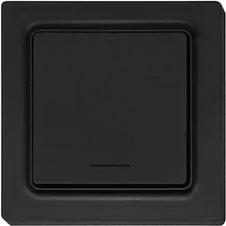 Eltako F1T55E-am, Schalter + Taster, Schwarz