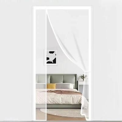 Uplift Picks Heavy Duty Magnetic Screen Door With Auto Closing Pet Friendly Mesh white w150cm X H220cm