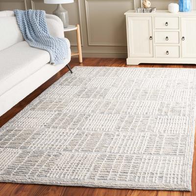 SAFAVIEH Handmade Abstract Yousra Checkered Wool Rug
