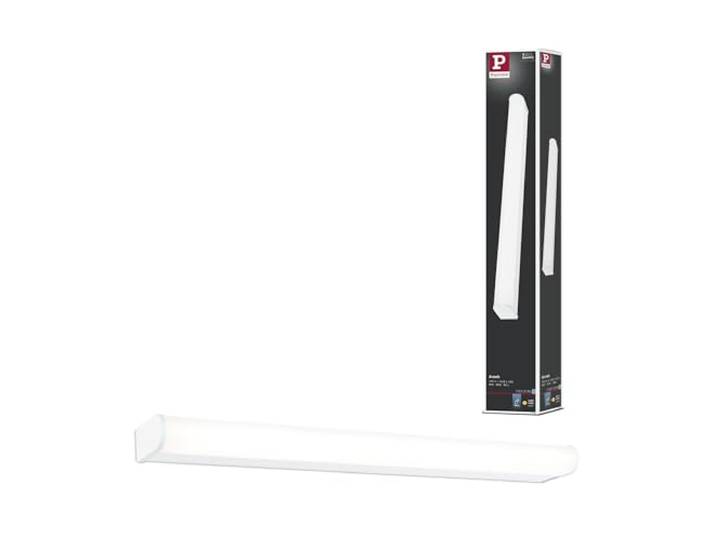 Paulmann LED-Wandleuchte Arneb 12,5W 3000K Weiß IP44 spritzwassergeschützt, mit satiniertem Diffusor, effiziente LED-Technik, ideal für Feuchträume