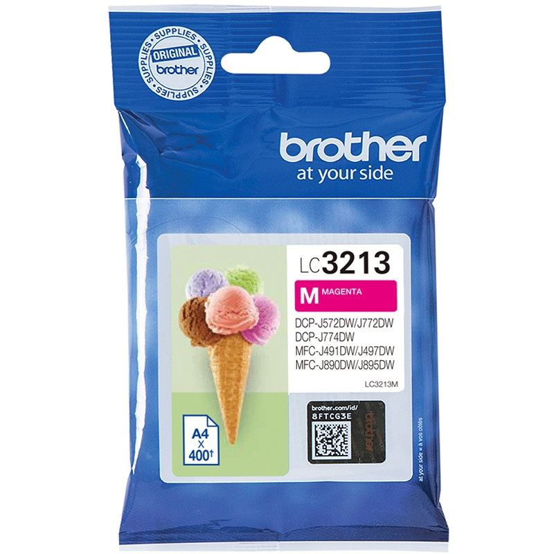 Brother Tintenpatrone LC-3213M ca. 400 Seiten magenta
