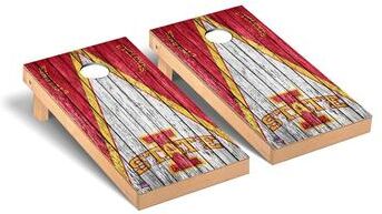 Skip's Garage Iowa State Cyclones 2x4 Pro Cornhole Boards - V2