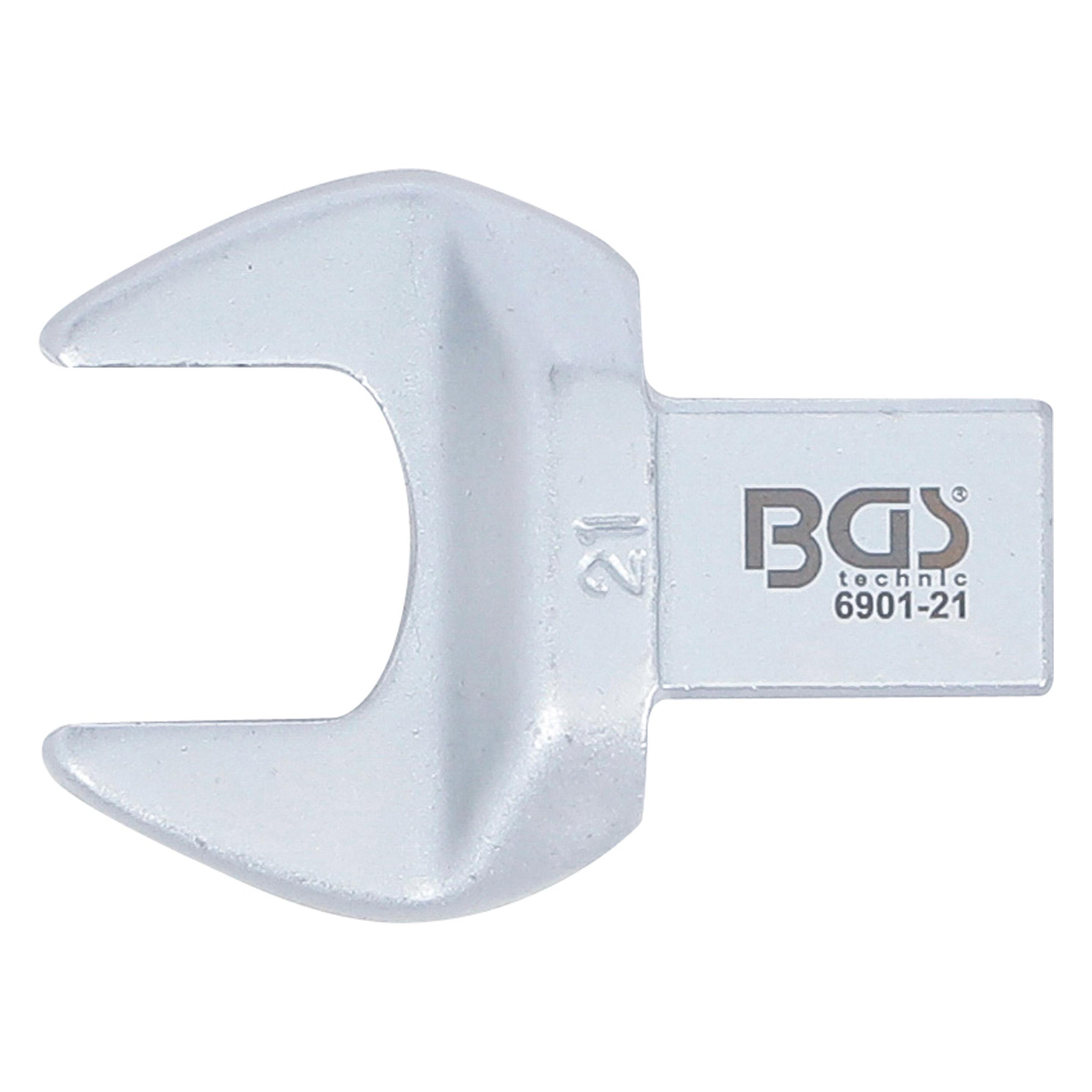 BGS Einsteck-Maulschlüssel 21 mm Aufnahme 14 x 18 mm (21 mm) (6901-21)