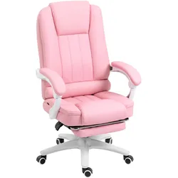 CHEFSESSEL, Bürostuhl, Kunstleder, Rosa