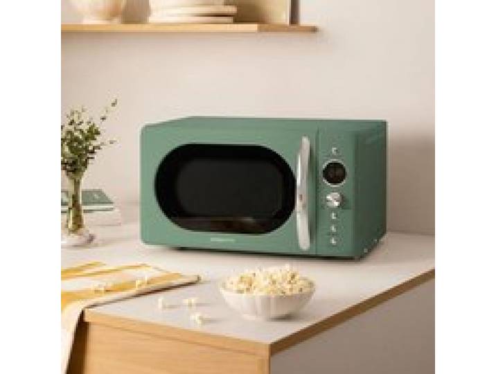 Micro-ondes rétro - CREATE - 20L - Gril numérique 900W - Plateau 245 mm - 3 programmes préréglés - 9 menus préinstallés