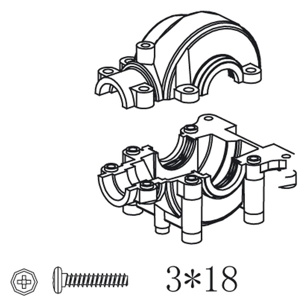 Jamara Getriebegehäuse Vo-Mj-Ti-Ho-In-LQ-SR10 (505075)