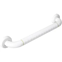 Emke, Haltegriff + Badewanneneinstiegshilfe, Badezimmer-Haltegriff Rutschfest Duschgriff, Bad oder Badewanne, 40cm, Weiss