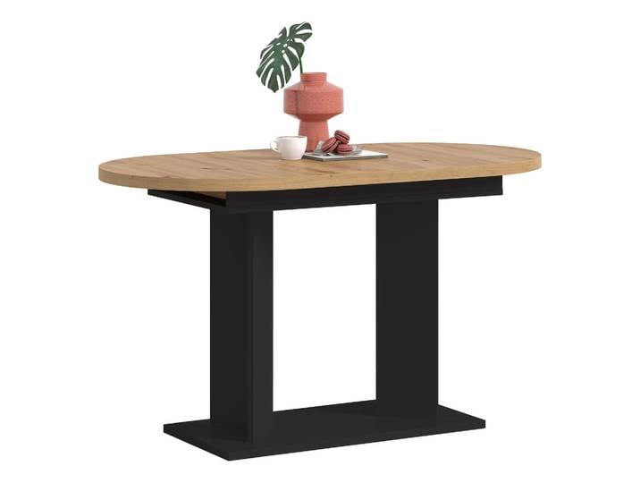 Tchibo - xonox Esstisch »Victor« oval - 130x70x76cm - schwarz -