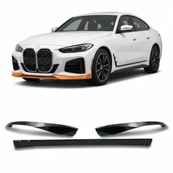 Frontspoiler schwarz glänzend passend für BMW 4er G26 Gran Coupé 2021-heute