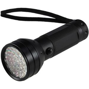 ChiliTec UV-Taschenlampe 22947, mit LED, 14,5 cm, 3000 mW, UV-A (395 nm), mit Batterien