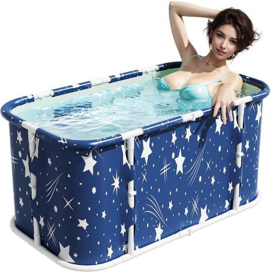 Benza Ibenzoa Opvouwbaar bad voor volwassenen, 110 liter, donkerblauw