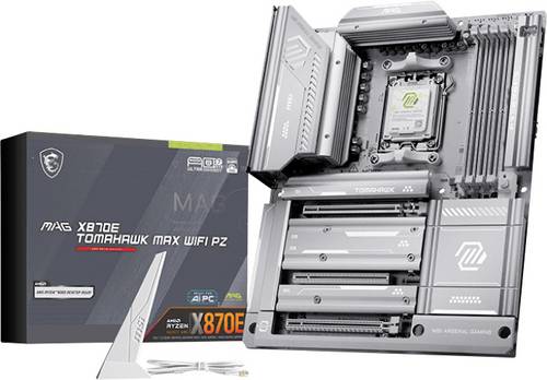 MSI PMAG X870E Mainboard Sockel (PC) AMD AM5 Formfaktor (Details) ATX Mainboard-Chipsatz AMD X870E