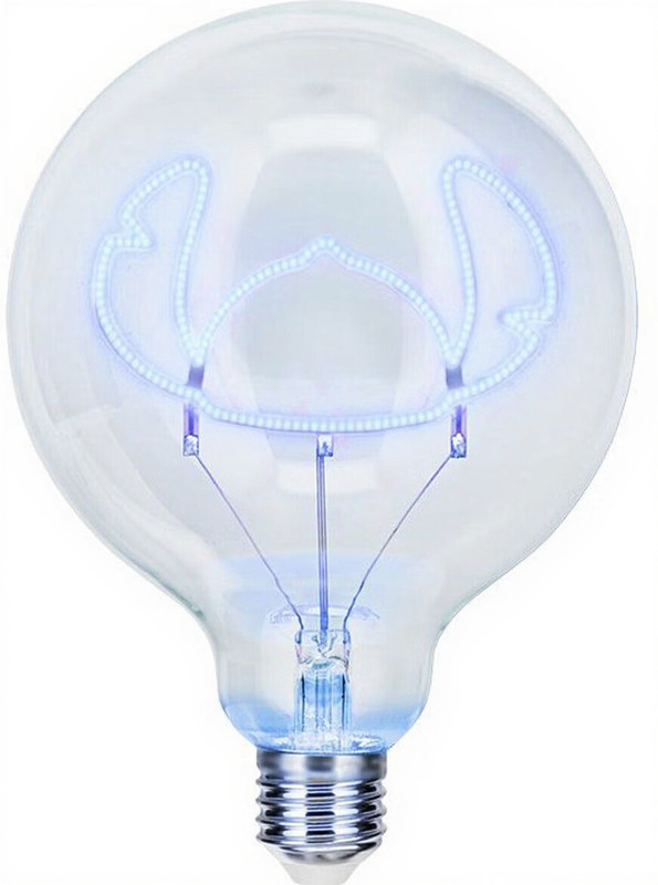 Paladone Stitch E27 LED neonlamp - blauw, diameter: 12,5 cm