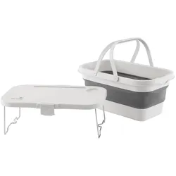 Picknickset Easy Camp Picnic Basket & Table  weiß