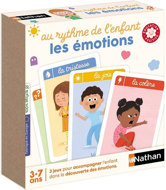 Jeu de 7 familles - Les émotions - Nathan