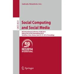 Social Computing and Social Media, Fachbücher