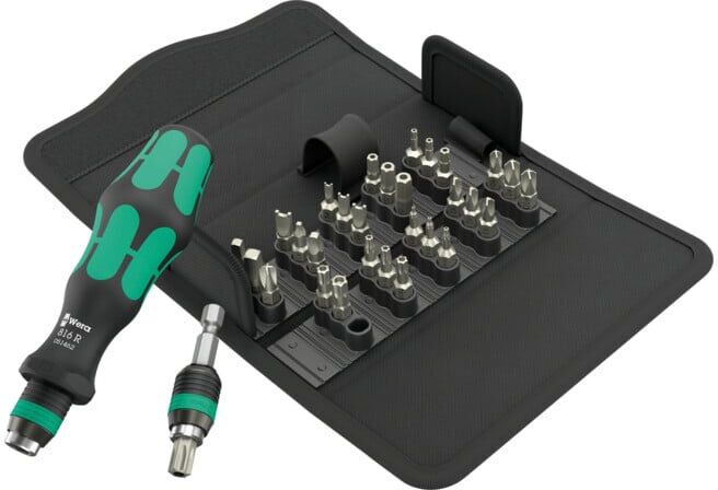 Tournevis Wera Kraftform Kompakt 71 Security, 32 pièces (05057114001)