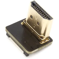 Adapter für DIY HDMI Kabel - Anschluss: Typ A Stecker - Ausführung: unten gewinkelt