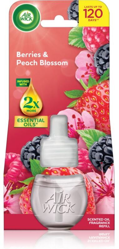 Air Wick Berries & Peach Blossom recharge de diffuseur électrique 19 ml