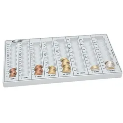 Wedo Kompakt-Zählbrett ohne Metallboden, 32.8x3.1x17.8 cm