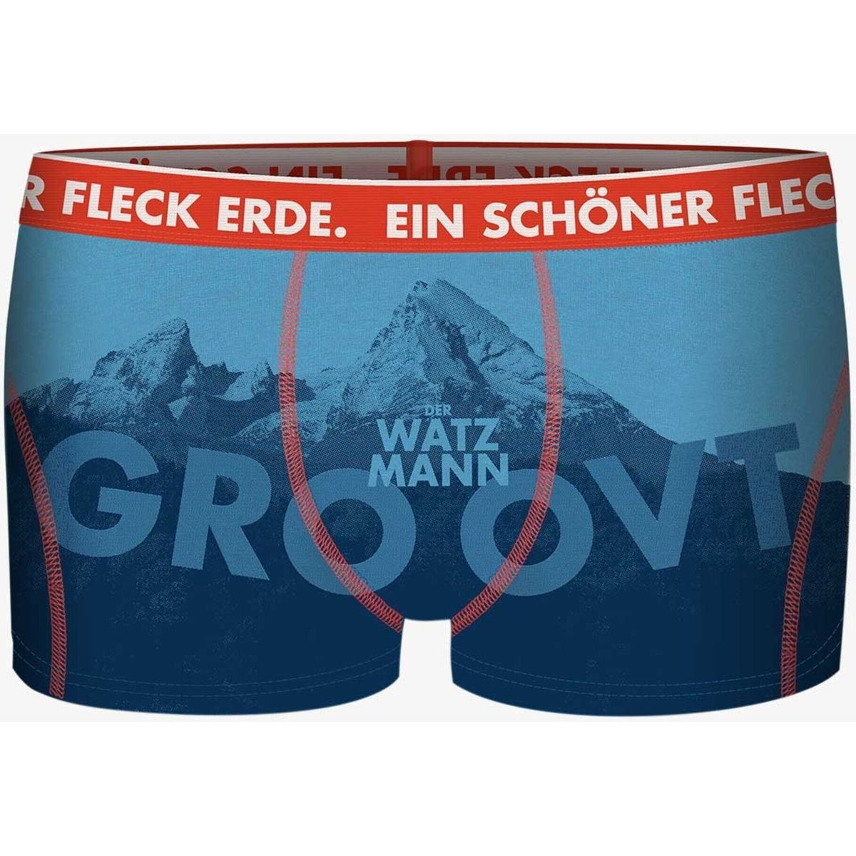 Ein schöner Fleck Erde Boxershorts DER Watzmann Groovt Himmelblau himmelblau L 2443.44.L