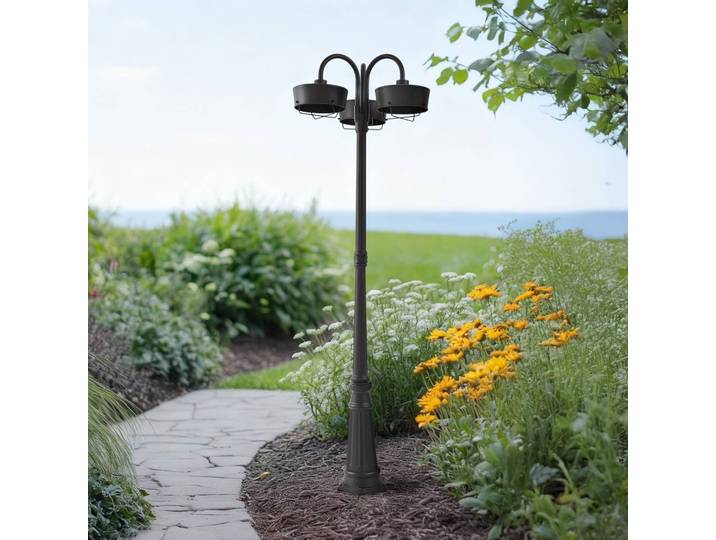 LED Wegeleuchte Thorus PRIOS, schwarz, Aluminium, Modern