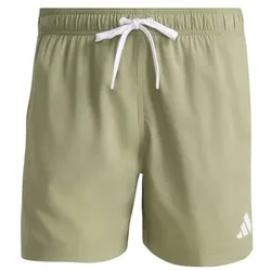 adidas 3-Stripes 5-Inch Badeshorts Herren - tengrn/white - XS