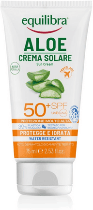 Equilibra Aloe Crema Solare SPF 50+ Minitaglia 75 ml