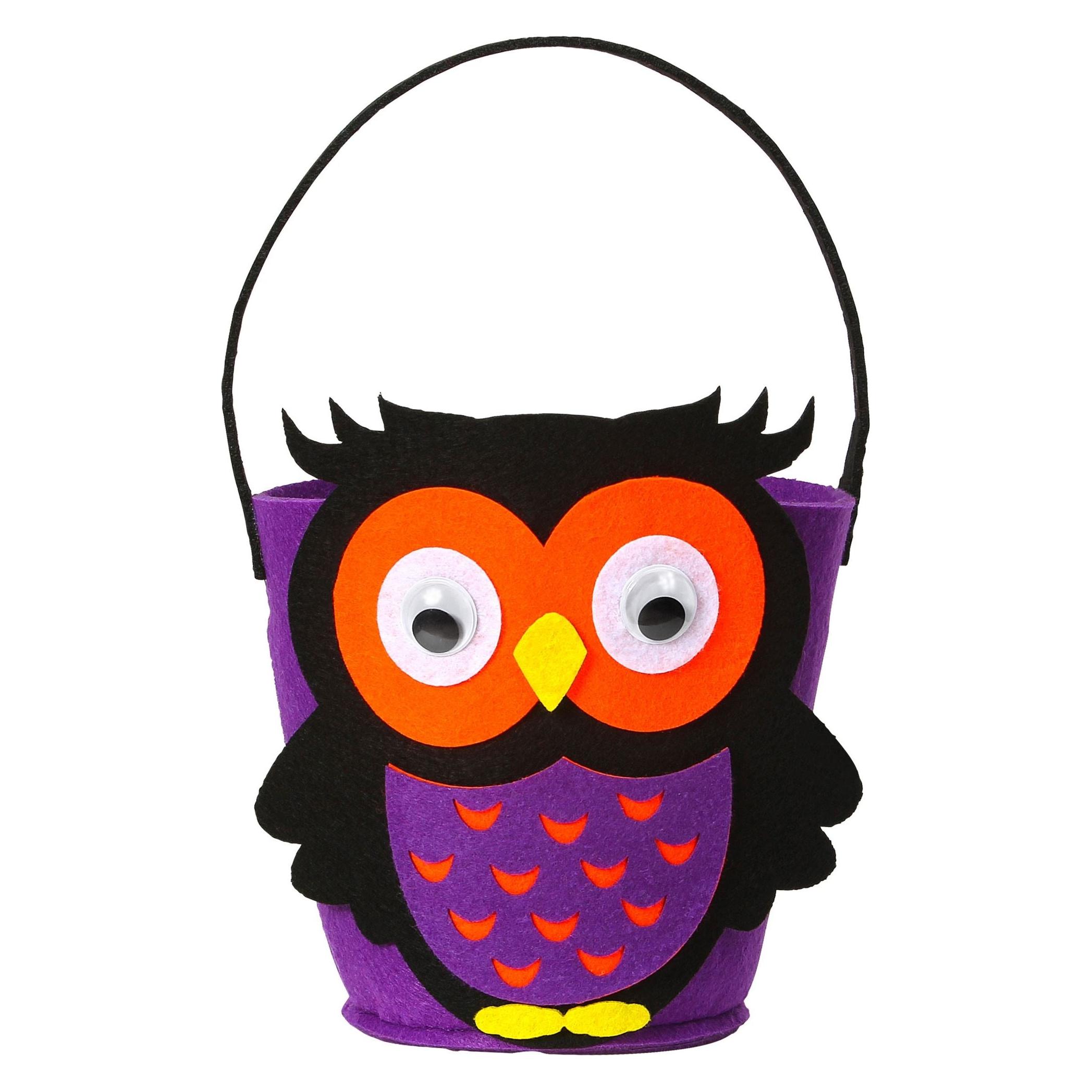 Widmann Halloween Tasche Filz violett (901348)