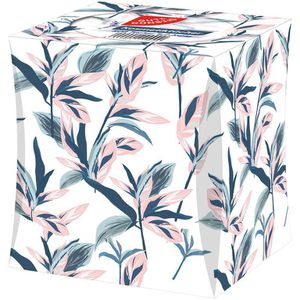 Gut&Günstig Kosmetiktücher Würfelbox, 2-lagig, Tissue, weiß, 100 Tücher