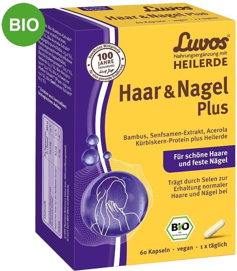 Luvos Heilerde Bio Haar & Nagel Plus Kapseln
