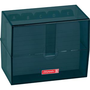 Brunnen Karteikasten Colour Code, 102057039, A7, aus Kunststoff, denim, für 200 Karteikarten